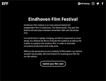 Tablet Screenshot of eindhovensfilmfestival.nl